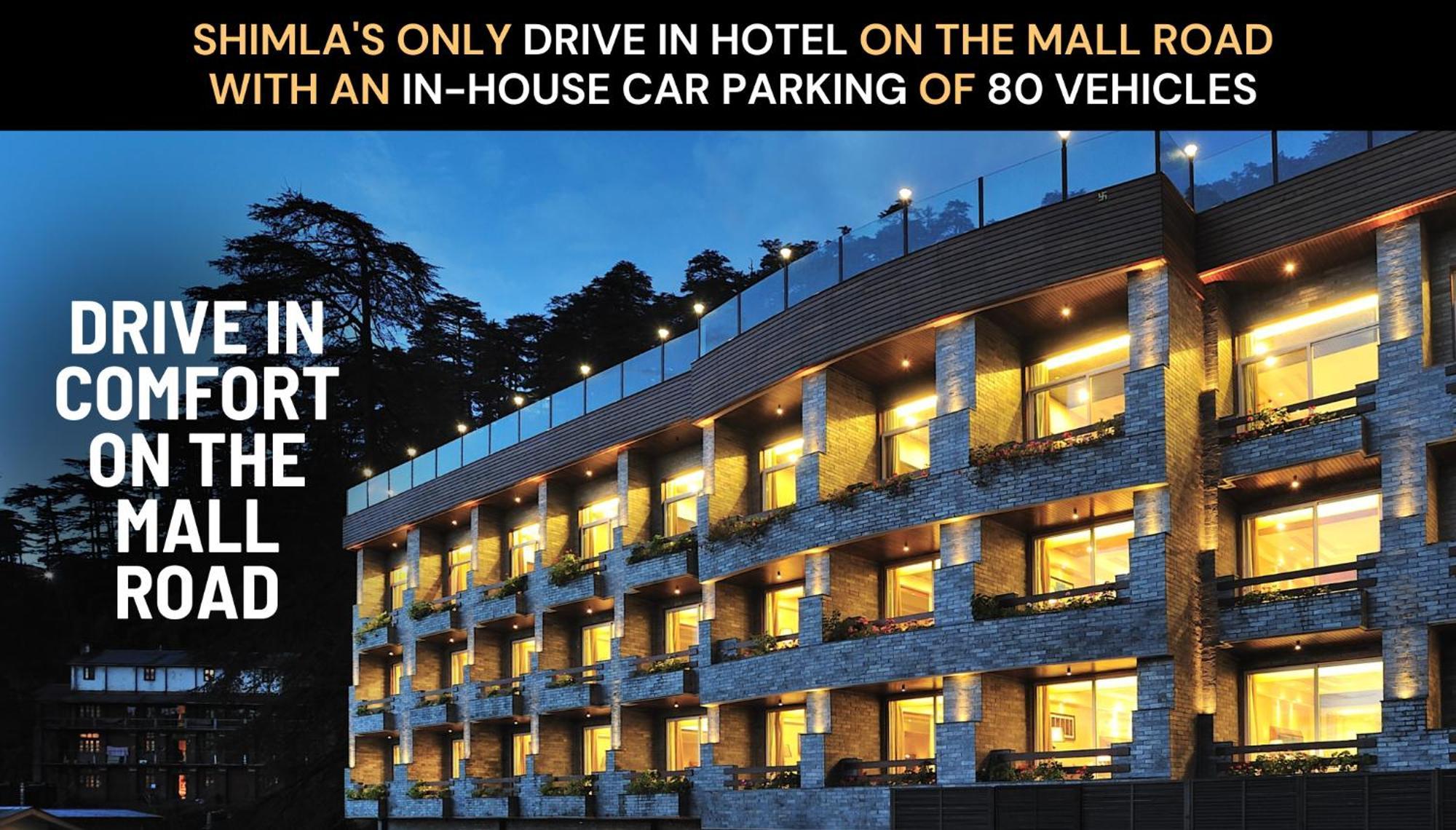 Marina- Shimla First Designer Boutique Hotel Exteriör bild